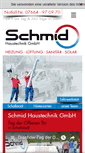Mobile Screenshot of haustechnik-schmid.de